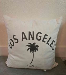 Los Angeles CA Graphic Throw Pillow