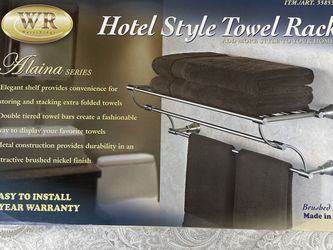 WaterRidge Hotel Style Towel Rack