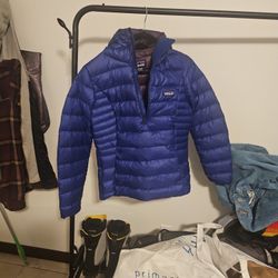 Patagonia Puffy Coat Navy Blue Women's 