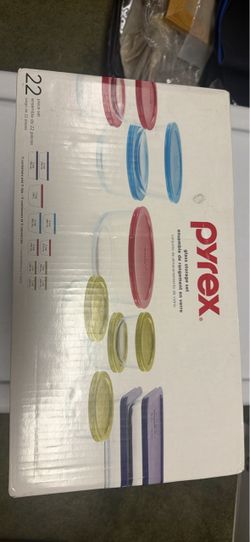 Pyrex 22-Piece Glass Storage Set