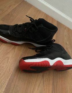 Air Jordan 11 Bred High-Top Sneakers