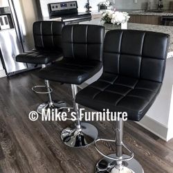 New Adjustable Bar Stools, barstools, barstool, bar stool, Sillas, Dining Chairs, chair, chairs, cadeiras (4 colors Red, Black, White, Gray)