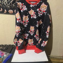Ugly Christmas 🎄 Sweater Santa Kittens
