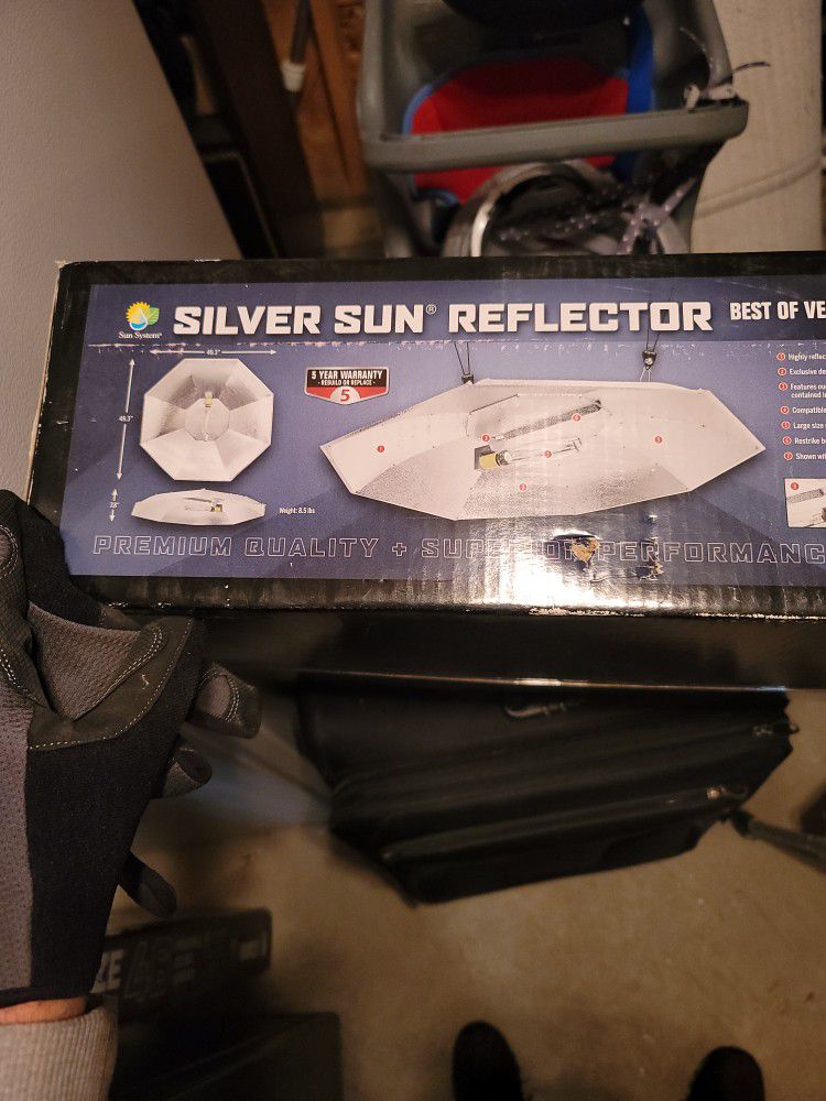 Sun System 4.3 Sun System Grow Light - Silver Sun - 48" |Aluminum | Reflector - For Hydroponic and Greenhouse