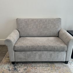 Mansfield Twin Roll Arm Sleeper Sofa (Crate & Barrel)