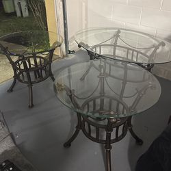 One Center Table And Two Side Tables