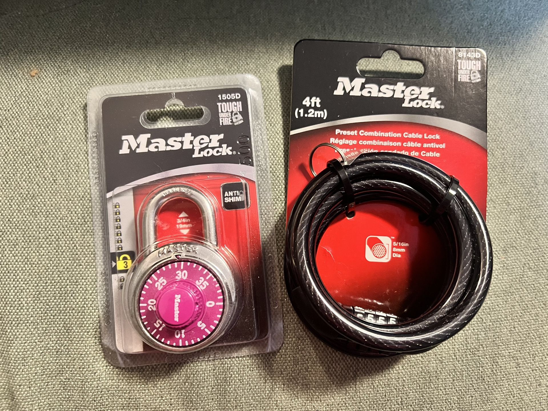 Unopened Master locks