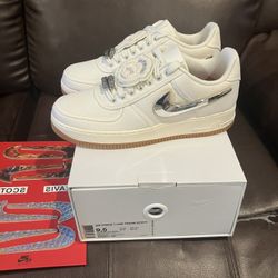 Nike Air Force 1 Low Travis Scott Sail Size 9.5
