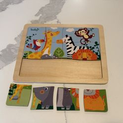Wooden Puzzle - Safari 