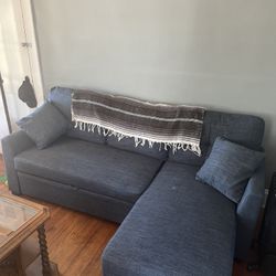 Pull-out Sleeper Sofa With Storage In Chaise. $450 On Wayfair And Nearly Brand New. 