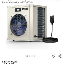Pool Heater  Pumps 16000 BTU/hr Up to 5000 gallons, YC-005 $500