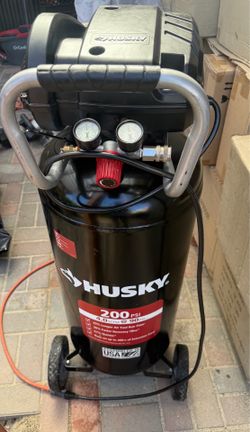 Husky 20 gallon 200 psi electric air compressor