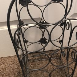 Metal Wine Rack Like New 