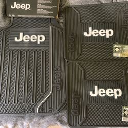 Jeep Mats  $35 Front Pair /$25 Rear Mats New In Package /$15 Steering Covers