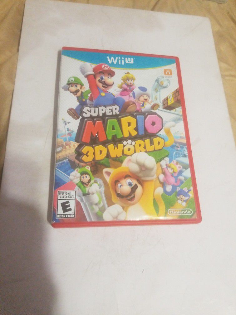 Nintendo wii u game Super Mario 3D world