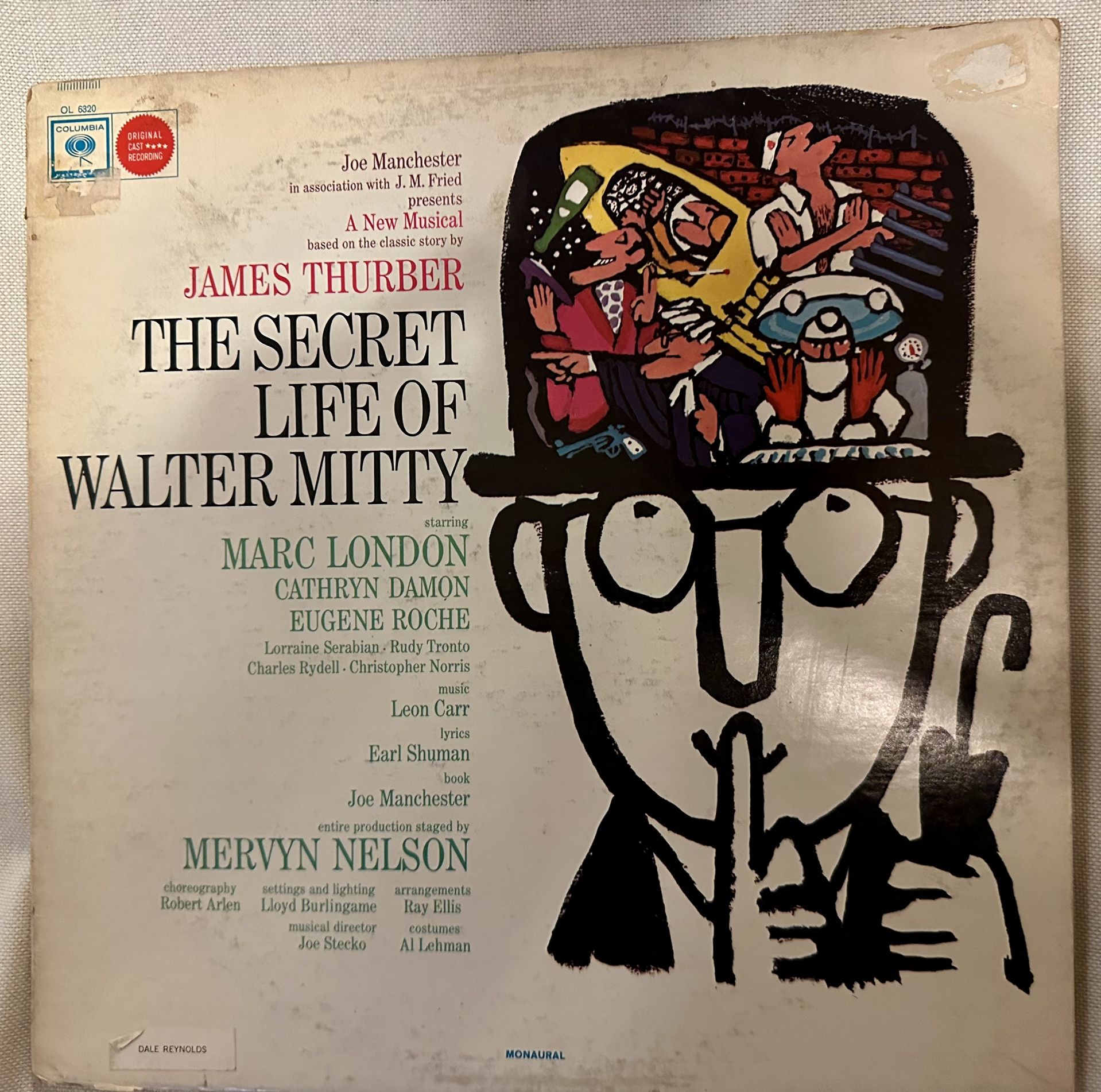 THE SECRET LIFE OF WALTER MITTY Original Cast Recording