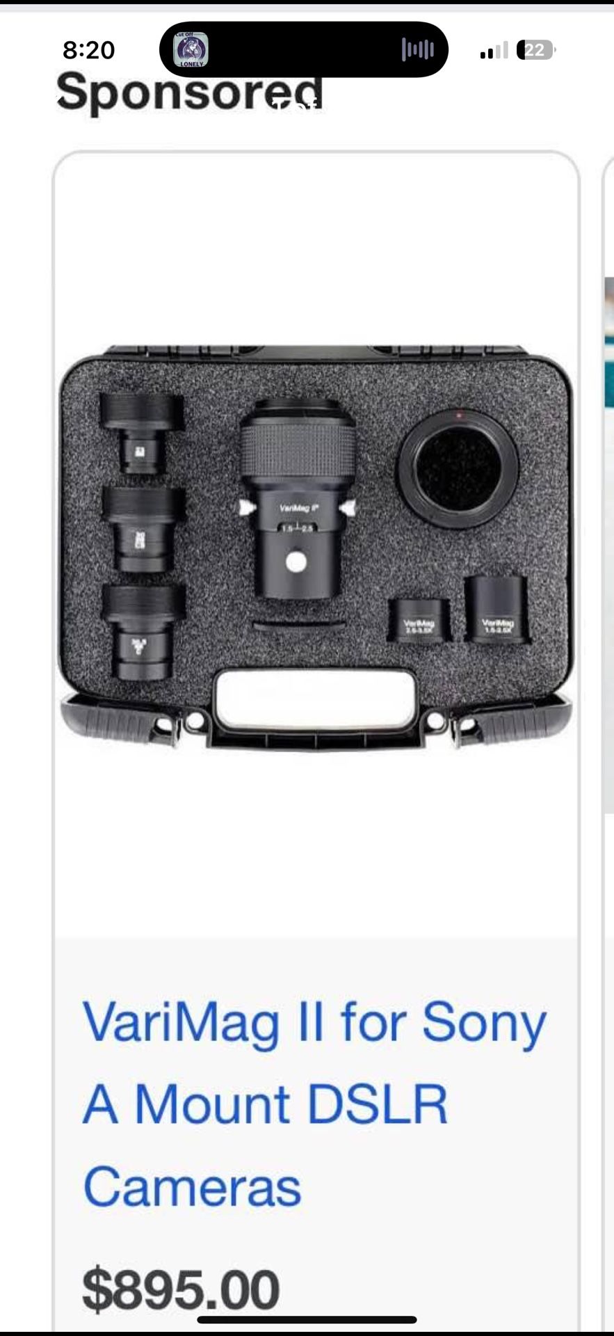 VariMag II Microscope Camera Adapter