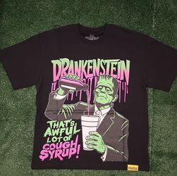 That's A Awful Lot Of Cough Syrup "Drankenstein" T-Shirt - Black Size M
