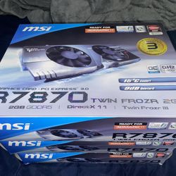 MSI AMD RADEON R7870 2GB DDR5 GPUS