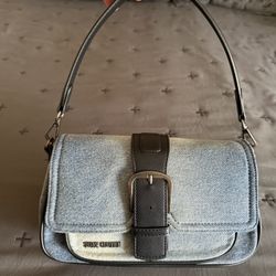 Steve Madden Denim Shoulder Bag 