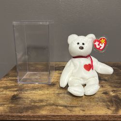Ty Valentino Beanie Baby 1993 Tush Tag, Mint w/Tag Protector + Box - Brown Nose. Willing To Negotiate!