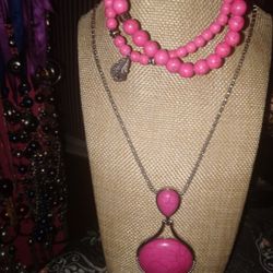 Necklace And Bracelet Set