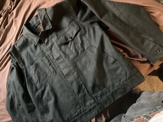 Black Filson short lined cruiser jacket xxl