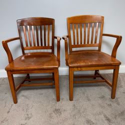 2 Midcentury Boling banker chair #7111