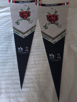 Chicago Bears Salute To Service Pennants 