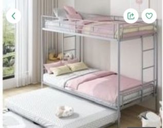 Triple Bed Bunk w 2 Brand New Mattress