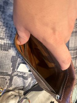 Brown Patricia Nash Leather Zip Wallet