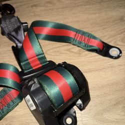Fiat 500 Gucci Rear Seat Belts Set OEM