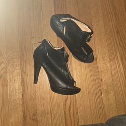 Open Toed Boot Heels