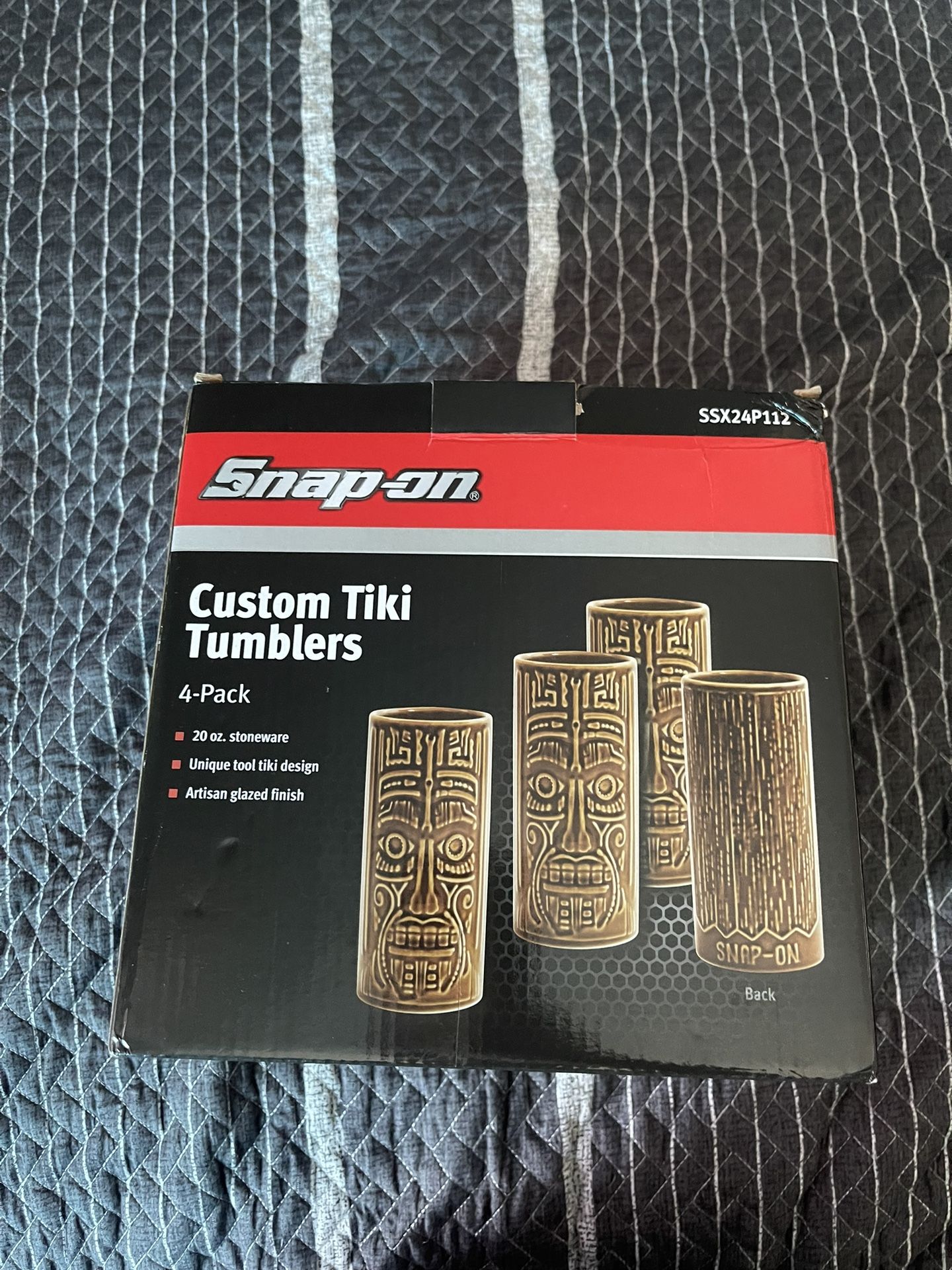Snap On Tiki Tumbler Cups (set of 4)
