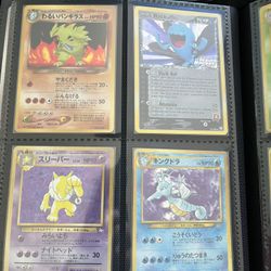 Vintage Holo Pokemon Cards (some Japanese, English, And Chinese)