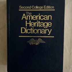 The American Heritage Dictionary, Second College Edition 1985