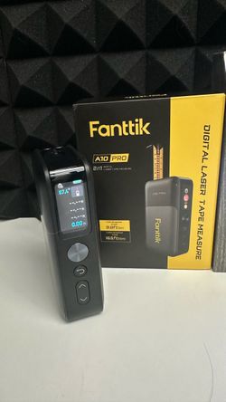 Fanttik A10 Pro 2-in-1 Digital Laser Tape Measure for Distance/Area/Volume with HD IPS Color Display, 165Ft Rechargeable Laser Measurement Tool & 9.8F
