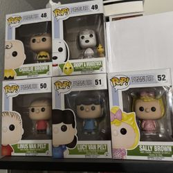 Peanuts Set Funko Pop
