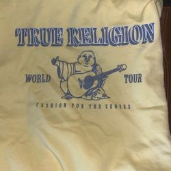 Yellow True Religion Zip Up 