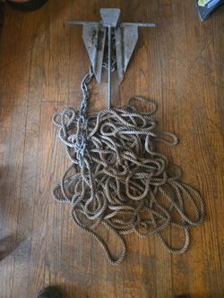 Anchor  with over 50 ' of rope