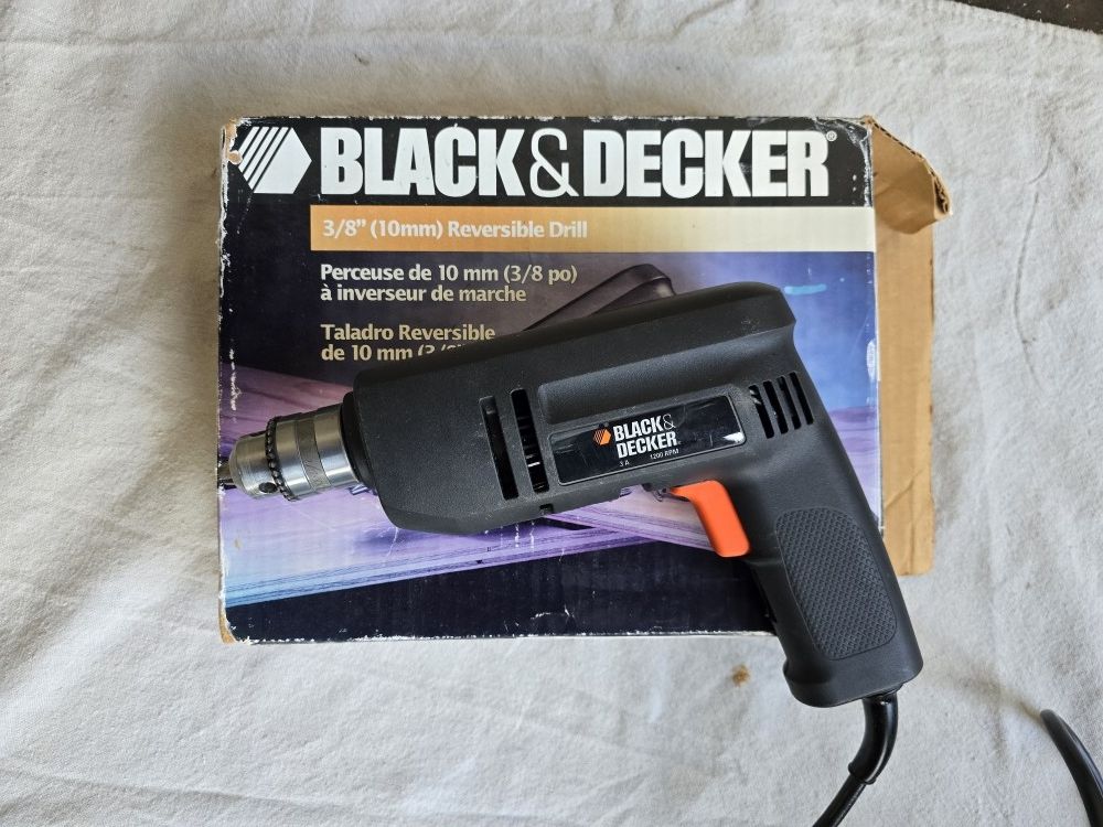 Black and decker drill