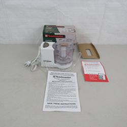 Toastmaster 1115 Chopster Mini Food Chopper-New Opened Box


The box was opened for contents inspection, power tested, and was never used. The box has
