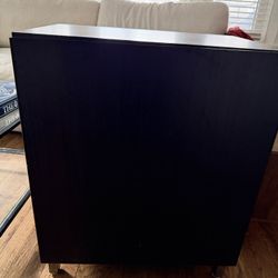 Black Wooden Cabinet 