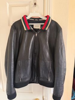 Gucci leather jacket