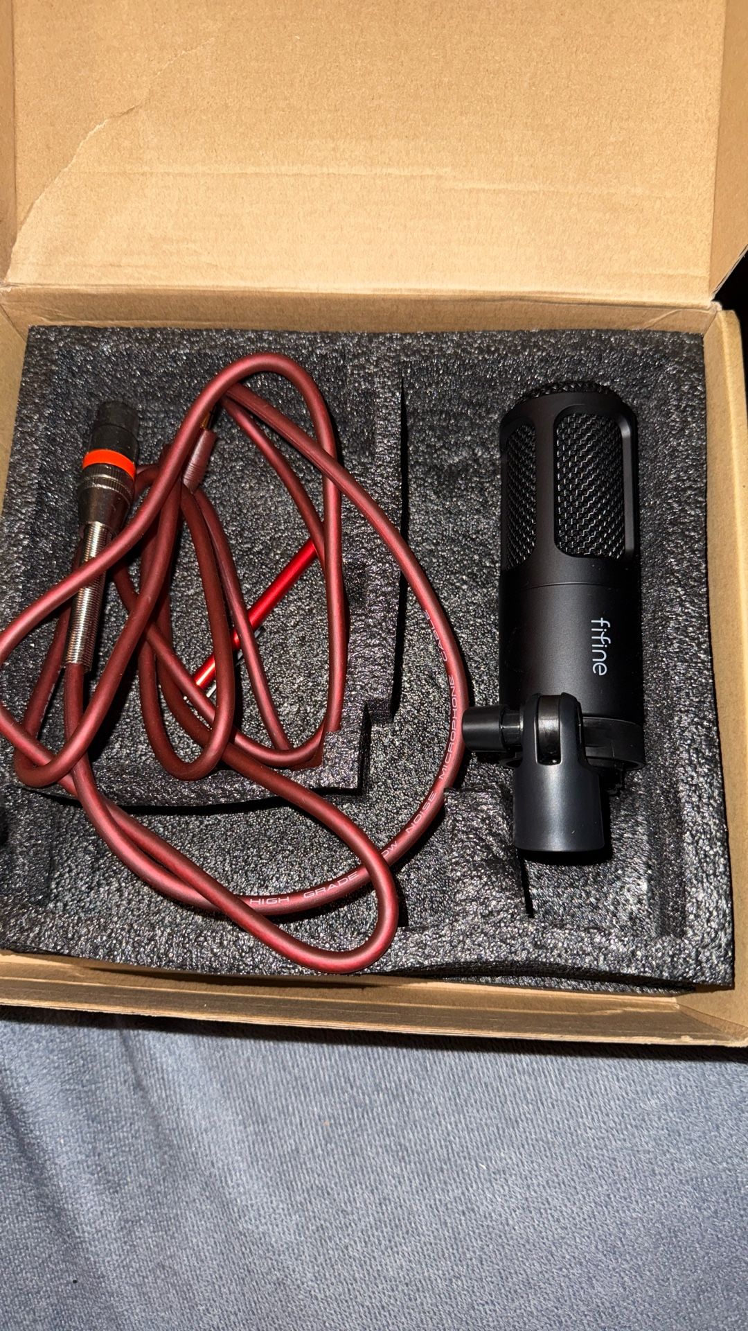 Brand New Fifine Xlr Microphone Comes With Chord