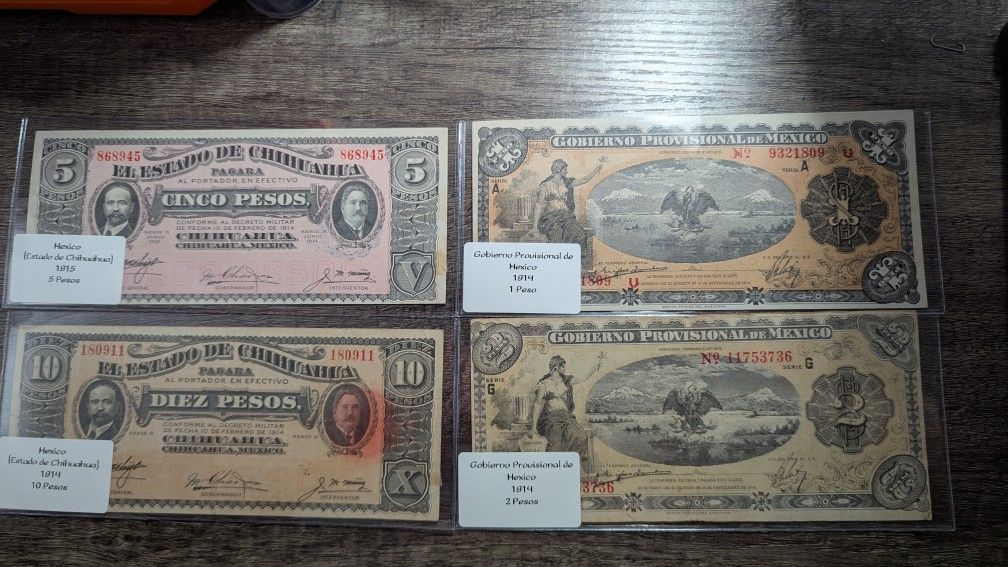 Mexican Vintage Currency!!!! READ PLEASE!!!