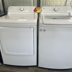 Out Of Box Top Load Washer And Gas Dryer Set 