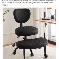 Height Adjustable Ergonomic Cross Legged Chair