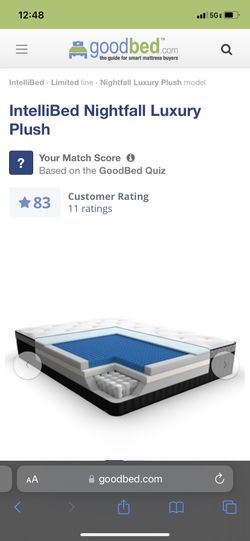Intellibed Nightfall Plush Queen Size Brand New for Sale in