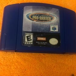 Tony Hawk Pro Skater N64 Game